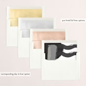 "Livin' our merriest life" - Retired Holiday Cards in Snow by Stacy Cooke - Envelope Liners