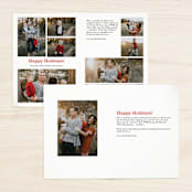 "Woodcut" - Retired Holiday Cards in Vintage by Emily Schramm - Interior Options