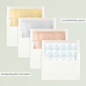"Love and Joy" - Retired Holiday Cards in Ice by chica design - Envelope Liners