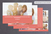 "Lotsa Photos" - Retired Holiday Cards in Navy by Jody Wody - Back of Card