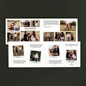 "Holiday Revelry" - Retired Holiday Cards in Frost by Design Lotus - Interior Options