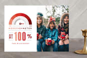 "Merry O Meter" - Retired Holiday Cards in Holly Berry by Alaina Cherup - Front