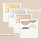 "shapes" - Retired Holiday Cards in Cactus by Elly - Envelope Liners