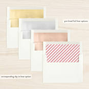 "A Little Vintage" - Retired Holiday Cards in Berry by Carolyn MacLaren - Envelope Liners