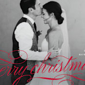 "Most Elegant" - Retired Holiday Cards in Ruby by Lauren Chism - Close-Up