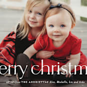 "Timeless Christmas" - Retired Holiday Cards in Snowfall by Melissa Egan of Pistols - Close-Up