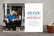 "Home for the Holidays" - Retired Holiday Cards in Mediterranean by Loree Mayer - Front