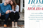 "Home for the Holidays" - Retired Holiday Cards in Mediterranean by Loree Mayer - Close-Up