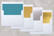 "Home for the Holidays" - Retired Holiday Cards in Mediterranean by Loree Mayer - Envelope Liners