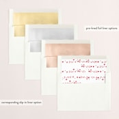 "Banner Happy" - Retired Holiday Cards in Candy Cane by Phrosné Barwood - Envelope Liners