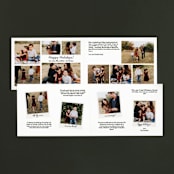"Holiday Frame" - Retired Holiday Cards in Cadet Blue by Susan Brown - Interior Options