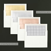 "Holiday Frame" - Retired Holiday Cards in Cadet Blue by Susan Brown - Envelope Liners