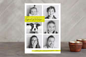 "Family Faces" - Retired Holiday Cards in Pear by Chelsey Scott - Front