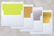 "Family Faces" - Retired Holiday Cards in Pear by Chelsey Scott - Envelope Liners