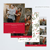 "Winter Harvest" - Retired Holiday Cards in Berry by Oscar and Emma - Karly Depew - Back of Card