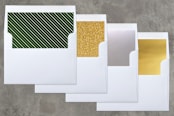 "freshly framed" - Retired Holiday Cards in evergreen by Angela Marzuki - Envelope Liners