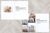 "Snapshot Mosaic" - Retired Holiday Cards in Glam Gold by Kristen Magee - Interior Options