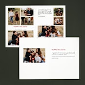 "most simple" - Retired Holiday Cards in Ruby by Phrosné Barwood - Interior Options