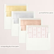 "Peaceful Pattern" - Retired Holiday Cards in Tangerine by Something Noir - Envelope Liners