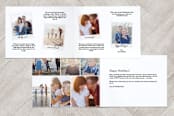 "spreading cheer for all to hear" - Retired Holiday Cards in indigo by R studio - Interior Options