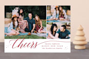 "Bliss" - Retired Holiday Cards in Brick by Lauren Chism - Front