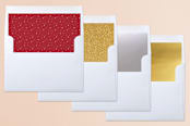 "Bliss" - Retired Holiday Cards in Brick by Lauren Chism - Envelope Liners