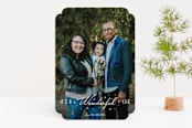 "Delicate Wonder" - Retired Holiday Cards in Snow by Sarah Curry - Front