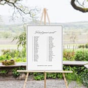 "Eloquence" - Seating Chart in Vanilla by Kimberly FitzSimons - In Use