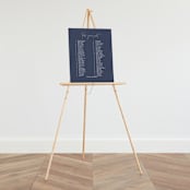 "Marked" - Seating Chart in Navy by JoAnn Jinks - On Large Standing Easel (sold separately)
