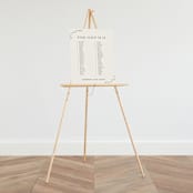 "Vine Wrap" - Seating Chart in Cotton by Amy Kross - On Large Standing Easel (sold separately)