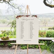 "poetique" - Seating Chart in Autumn by Kate Ahn - In Use