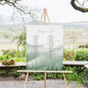 "Over the mountains" - Seating Chart in Fern by Helen Halik - In Use