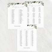 "Classic Love" - Seating Chart in Vanilla by Susan Moyal - Text Layout Options for Large Signs
