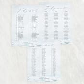 "At Sea" - Seating Chart in Sky by Nicoletta Savod - Text Layout Options for Large Signs