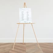 "At Sea" - Seating Chart in Sky by Nicoletta Savod - On Large Standing Easel (sold separately)