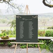 "Peaks" - Seating Chart in Hunter by Sarah Brown - In Use