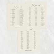 "Together" - Seating Chart in Cream Puff by Pixel and Hank - Text Layout Options for Large Signs