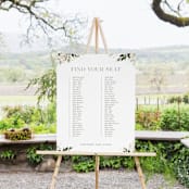 "Grace" - Seating Chart in Porcelain by Leah Bisch - In Use