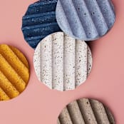 "Natural Terrazzo Mini Soap Dish" - Soap Dish in beige by Pretti.Cool