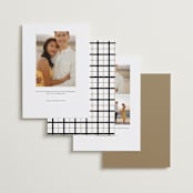 "Double Up" - Save the Dates in Cloud by Ashlee Townsend - Back of Card Options