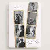 "Snapshots" - Save the Dates in Pearl by Leah Bisch - Front