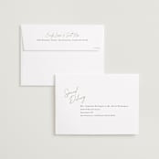 "Snapshots" - Save the Dates in Pearl by Leah Bisch - FREE Recipient Addressing