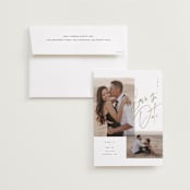 "Flirt" - Save the Dates in Ink by Kristie Kern - Save the Date with Envelope
