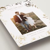 "Wildflower Date" - Save the Dates in Wheat by Chris Griffith - Detail