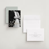 "Composition" - Save the Dates in Cloud by Ashley Rosenbaum - Assembled