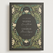 "Embellished" - Save the Dates in Lily by Jen Owens - Front
