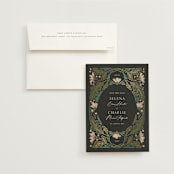 "Embellished" - Save the Dates in Lily by Jen Owens - Save the Date with Envelope