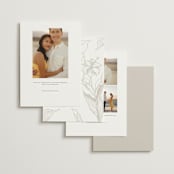 "Entwine" - Save the Dates in Pearl by Jennifer Postorino - Back of Card Options