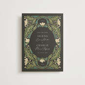 "Embellished" - Save the Dates in Lily by Jen Owens - Front