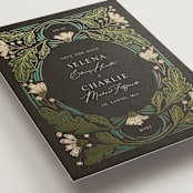"Embellished" - Save the Dates in Lily by Jen Owens - Detail